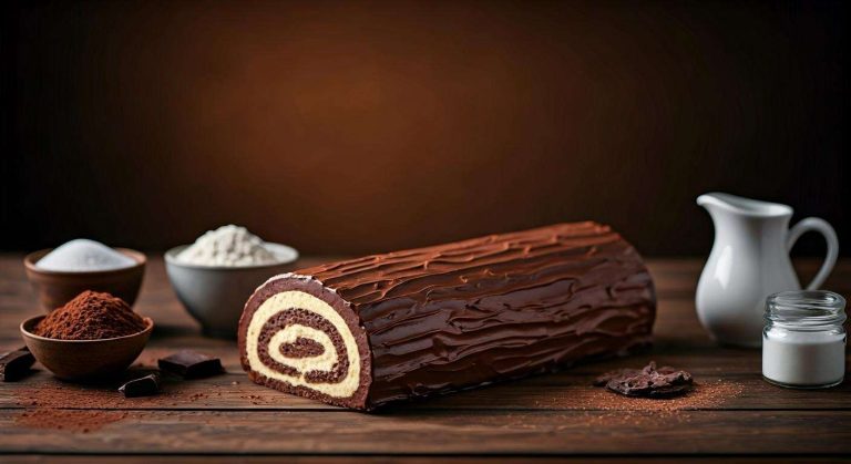 Bûche de Noël au chocolat au Thermomix : recette facile et gourmande