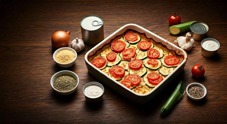 Gratin de courgettes et tomates : recette facile et savoureuse