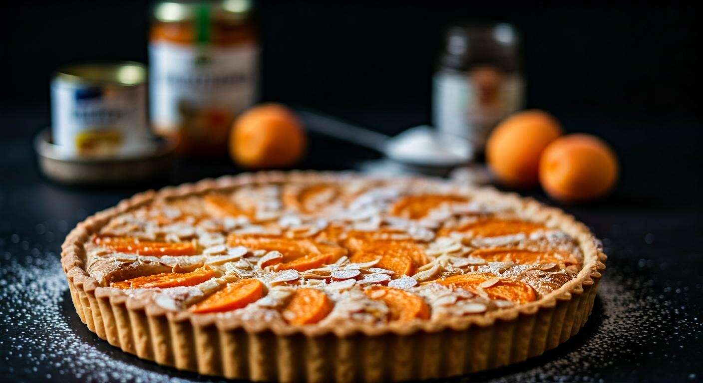 Recette facile : tarte amandine aux abricots