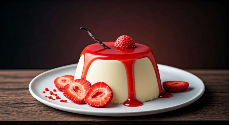 Panna Cotta Facile aux Fraises : recette Gourmande