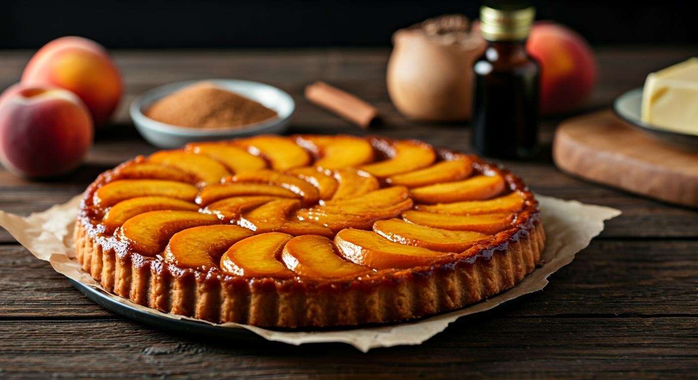 Recette de tarte tatin aux pêches