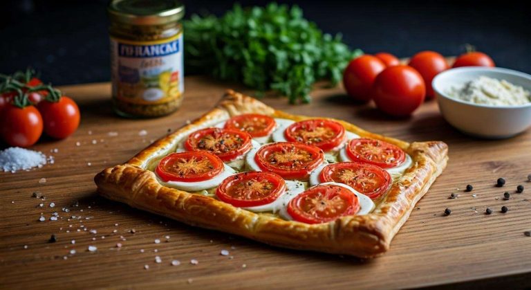 Tarte tomate mozza : recette facile et savoureuse