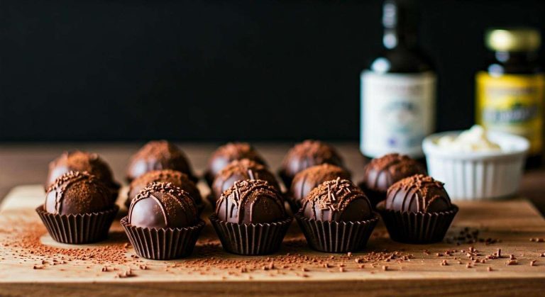 Truffes au chocolat faciles : recette gourmande