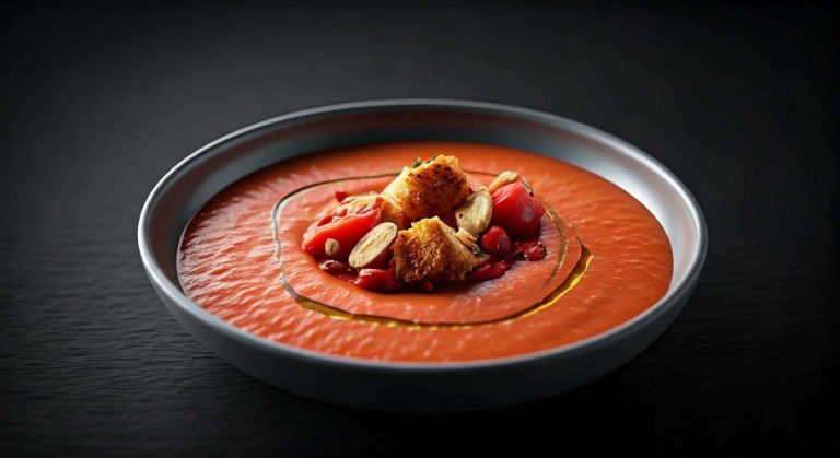 Recette de gaspacho aux tomates rafraîchissant