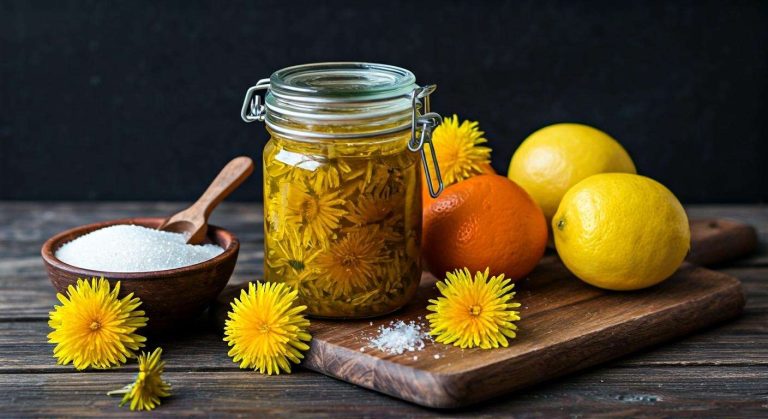 Recette Cramaillotte : confiture de Fleurs de Pissenlit Maison