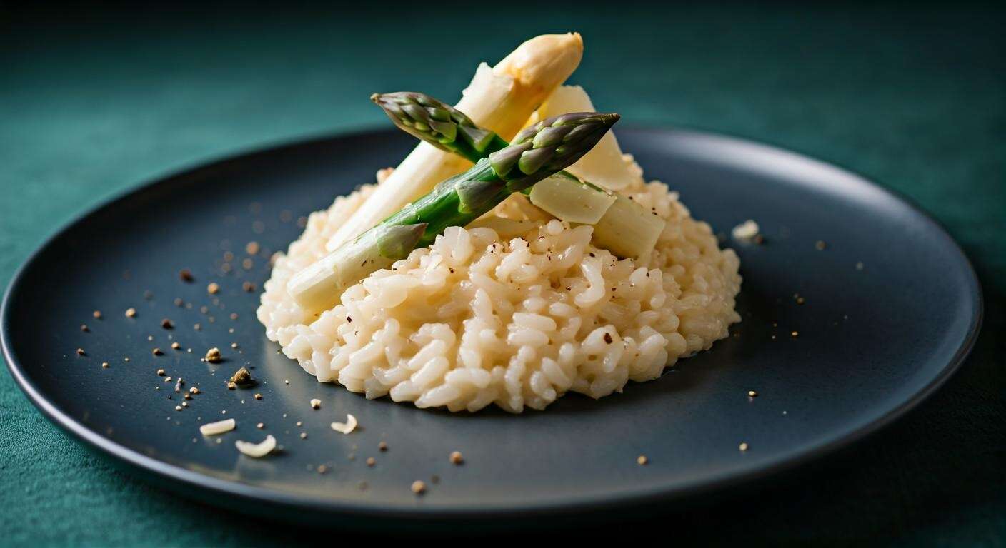 Risotto d'asperges blanches : recette gourmande et facile