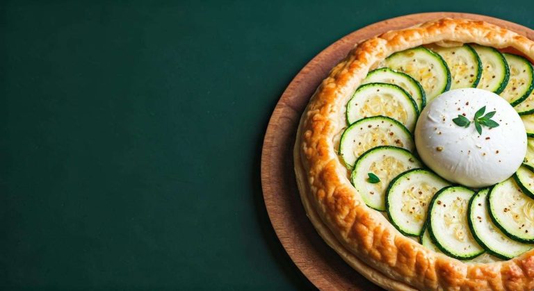 Tarte courgettes mozzarella : recette facile et savoureuse