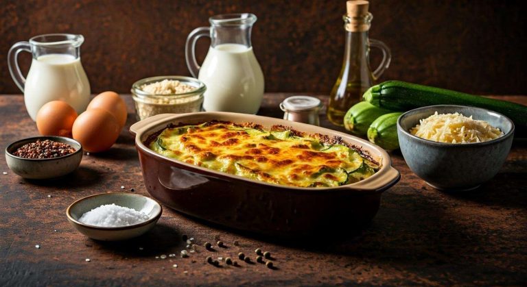 Gratin de courgettes au four : recette facile et savoureuse