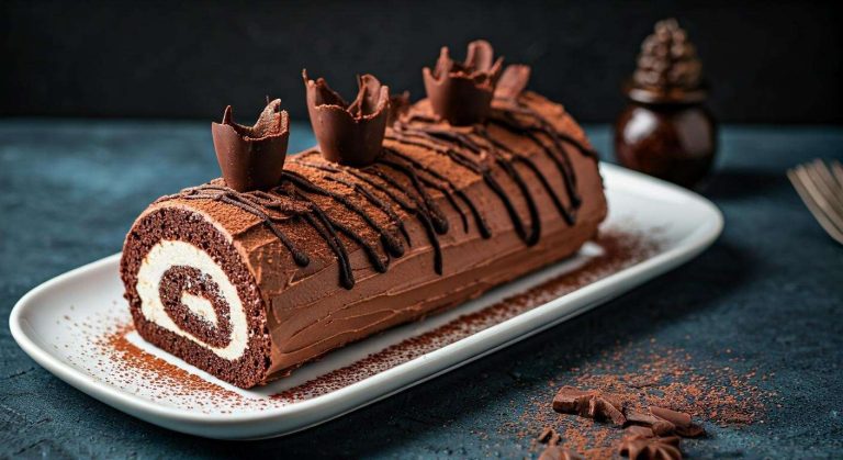 Bûche légère au chocolat : recette festive et gourmande