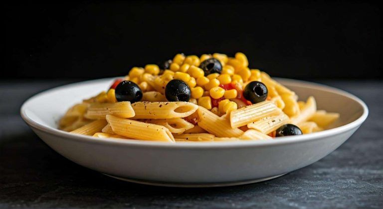 Salade de pâtes au maïs et tomates : recette facile et rapide