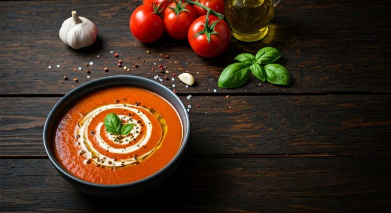 Velouté de tomates fraîches : recette savoureuse et facile