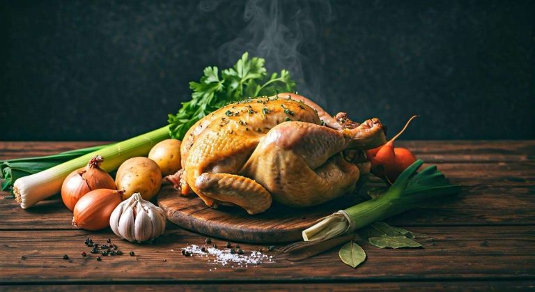 Pot-au-feu au poulet : recette avec pommes de terre et légumes