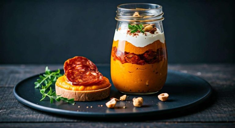 Verrines Butternut Chorizo : recette Facile et Savoureuse