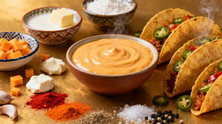 Recette de sauce fromagère pour tacos