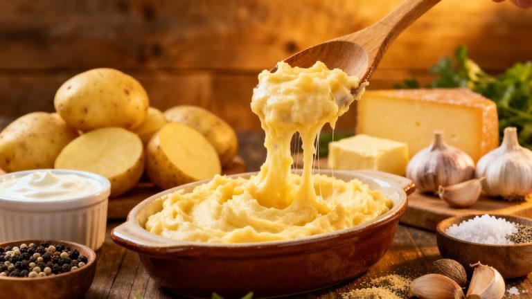 Recette traditionnelle d’Aligot maison : facile et crémeux
