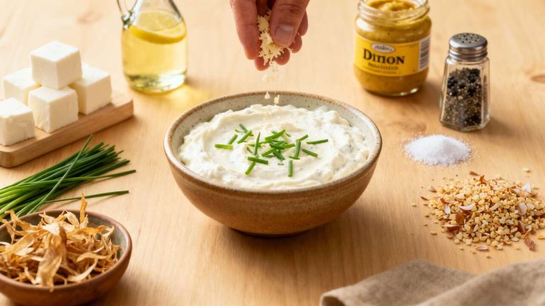 Sauce Fromage Blanc et Ciboulette : recette Facile