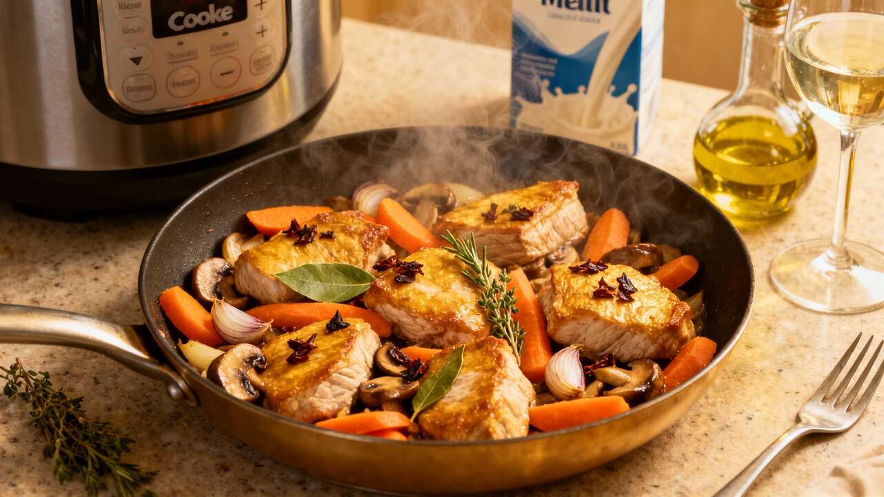 Sauté de porc au Cookeo : recette facile et rapide