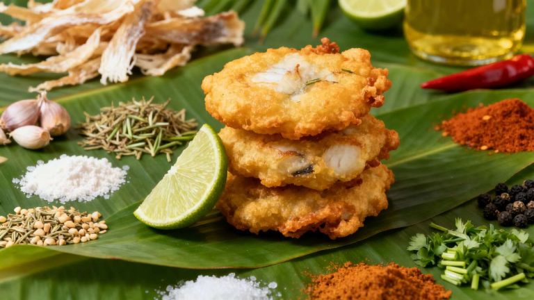 Recette authentique : accras de morue antillais