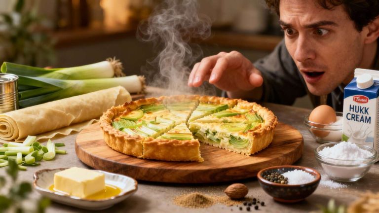 Recette de Flamiche aux Poireaux : délicieuse Tarte Salée