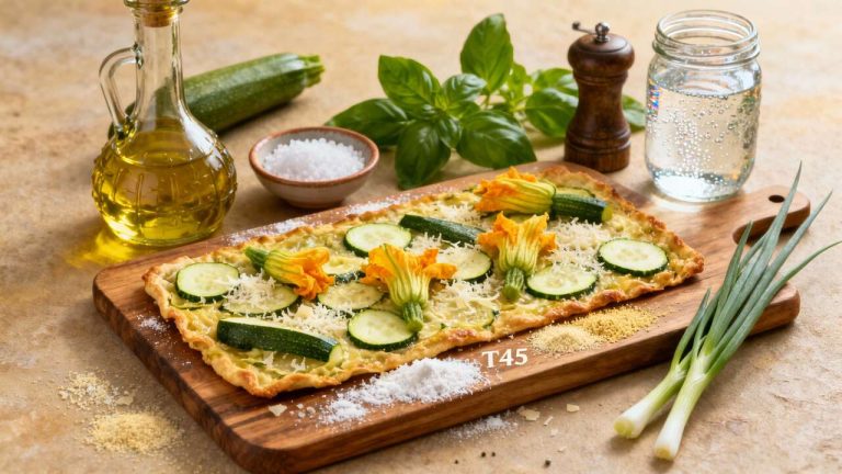 Recette authentique de scarpaccia de courgettes