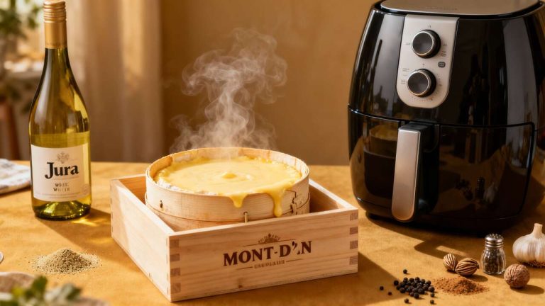 Mont d’Or chaud au Airfryer : recette fondante et rapide