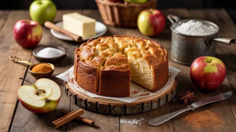 Gâteau aux pommes moelleux et fondant : la recette simple et réconfortante qui fait l’unanimité à chaque bouchée que les petits et grands adorent