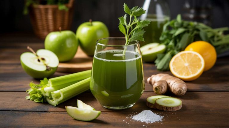 Jus vert pomme-céleri-citron : le cocktail vitaminé pour se remettre d'une nuit courte