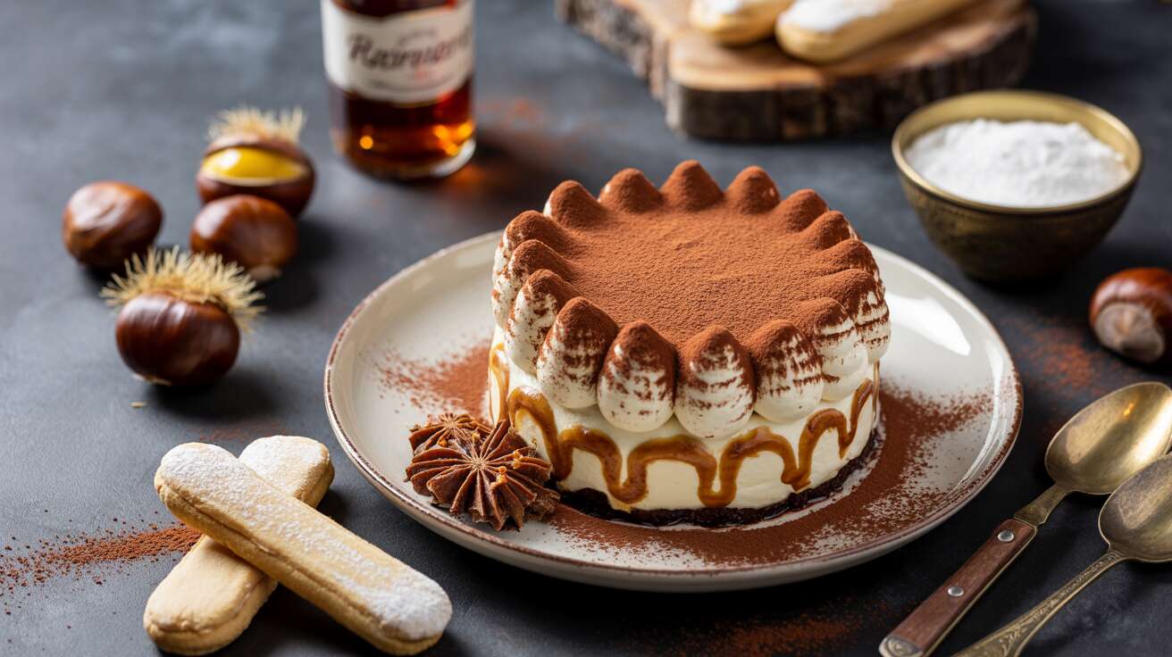Tiramisu aux marrons : la variante hivernale qui détrône la version au café