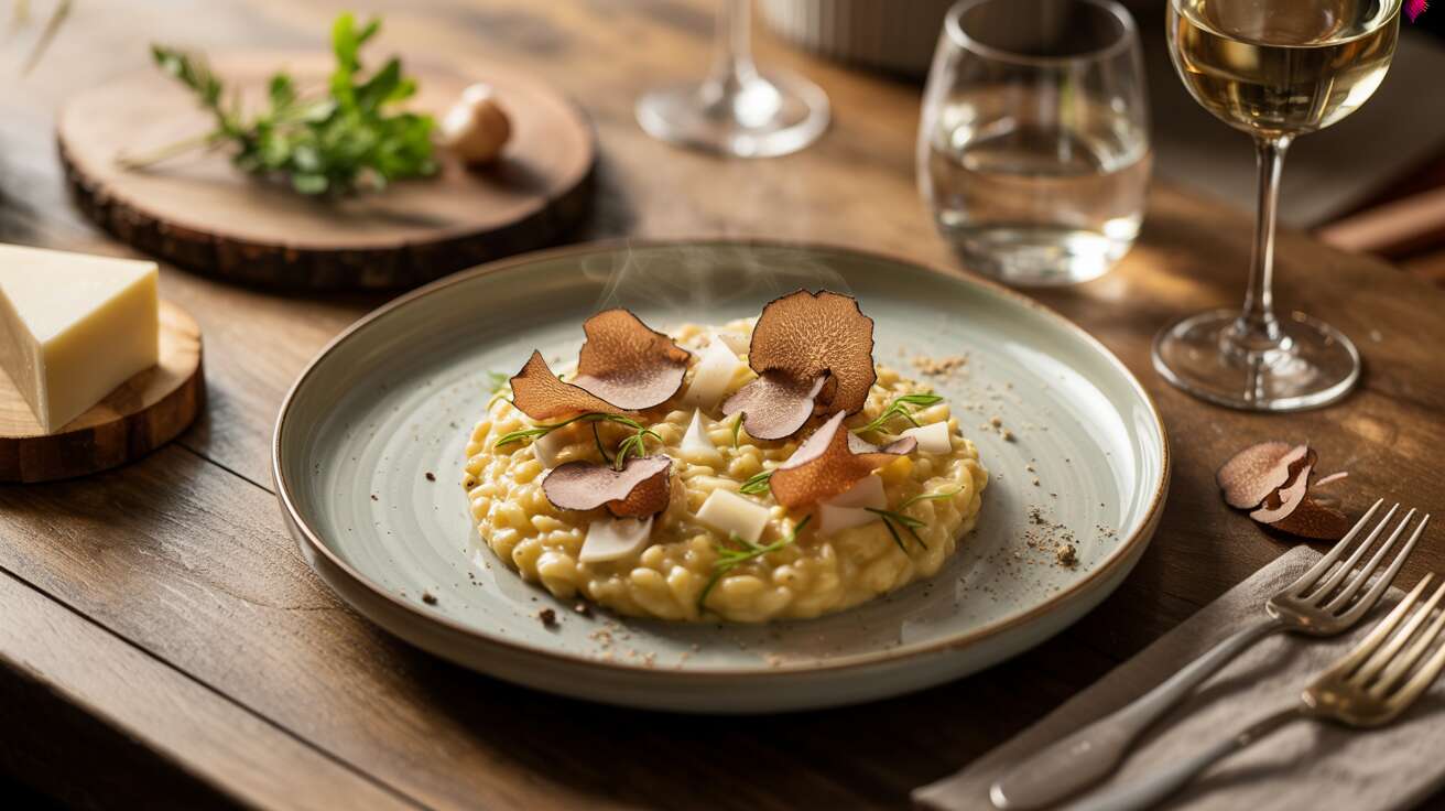 Risotto à la truffe : l'erreur de débutant qui le rend pâteux (et comment l'éviter)